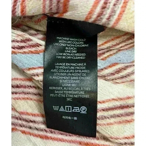 Urban Outfitters Womens Size XS Striped Mini Sun Dress Ruffled Hem 100% Viscose - Picture 7 of 13